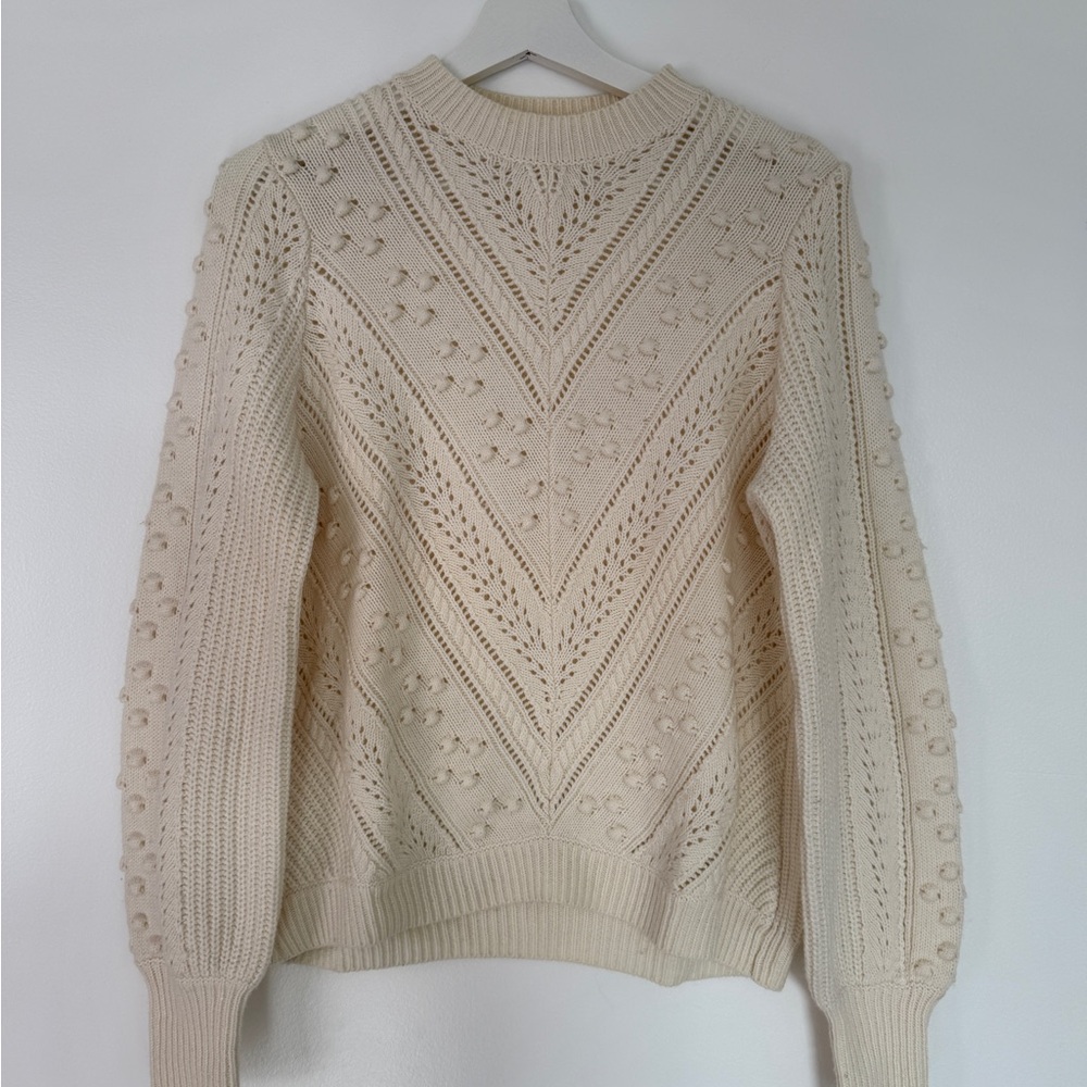 Sezane Cream Sweater